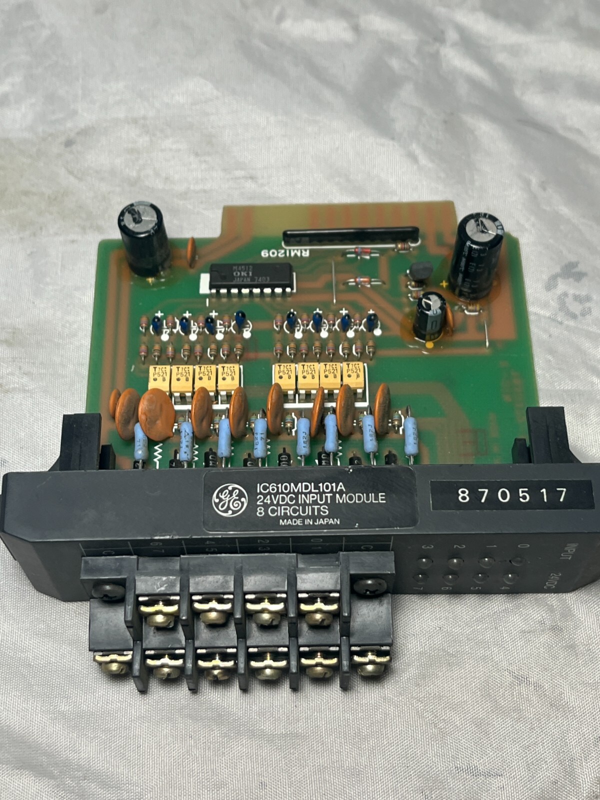 General Electric IC610MDL180A 8-Pt Relay Output Module