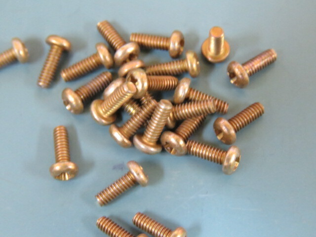 McMasters Carr 96880A115 Qty of 100 per Lot Mil. Spec. Steel Pan Head Phillips