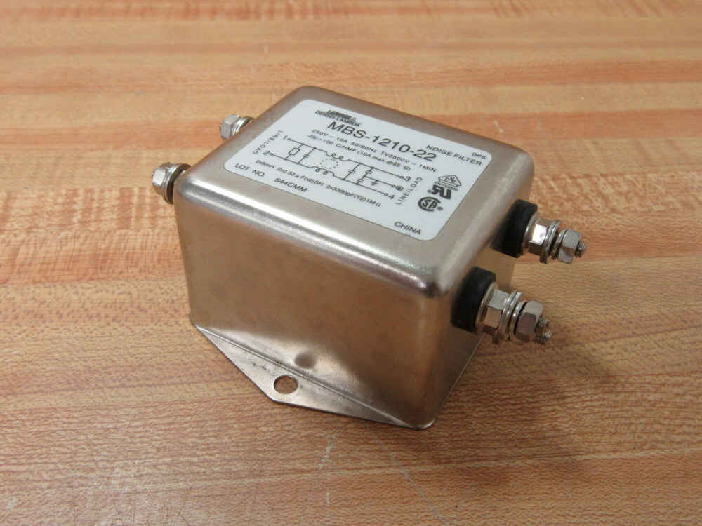 Nemic-Lambda MBS-1210-22 Noise Filter MBS121022 -25/+100°C/HMF