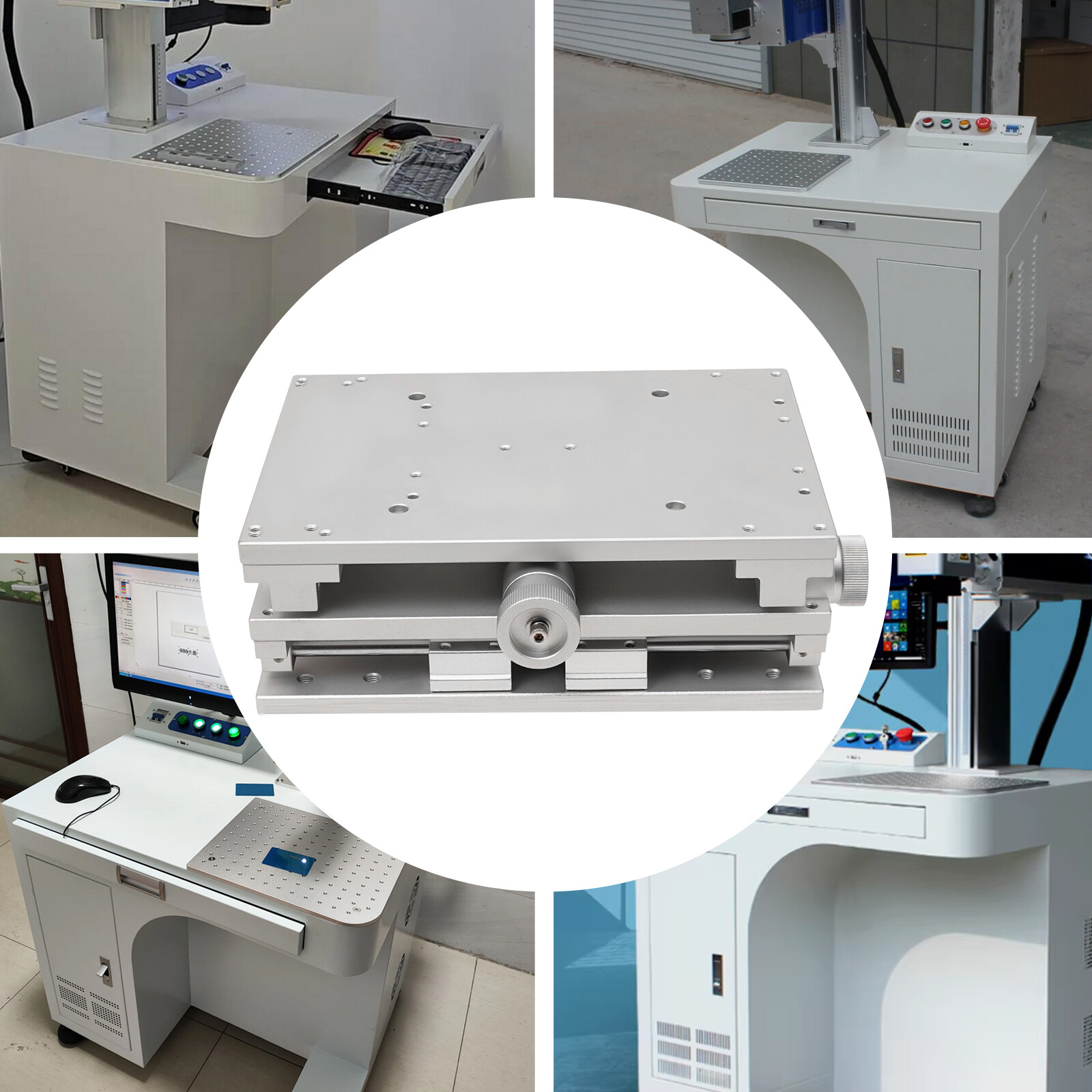 2-Axis Laser Marking Machine Positioning Moving Work Table Workbench XY Axis