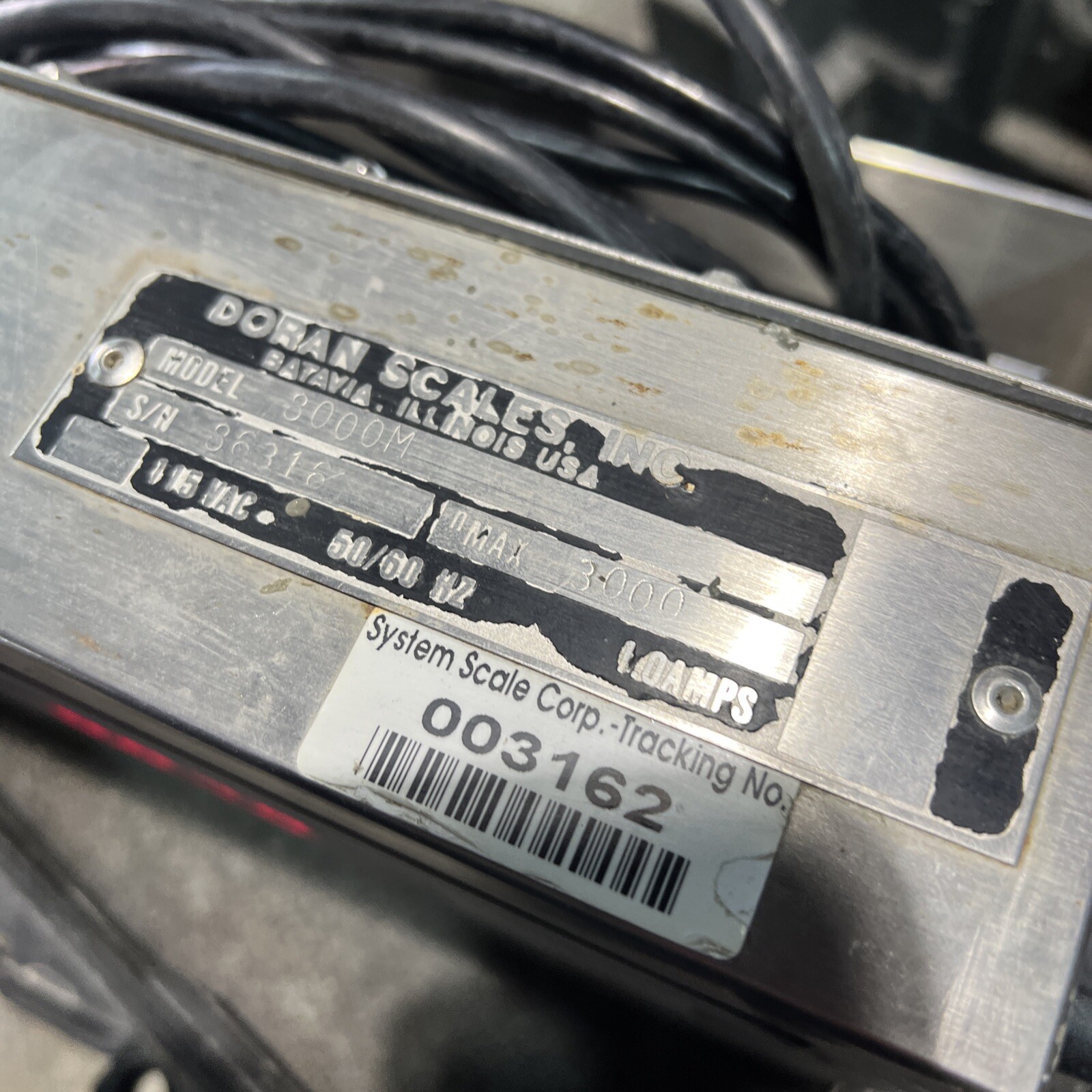 Doran 8000 Industrial Digital Scale – 100 Lb Capacity