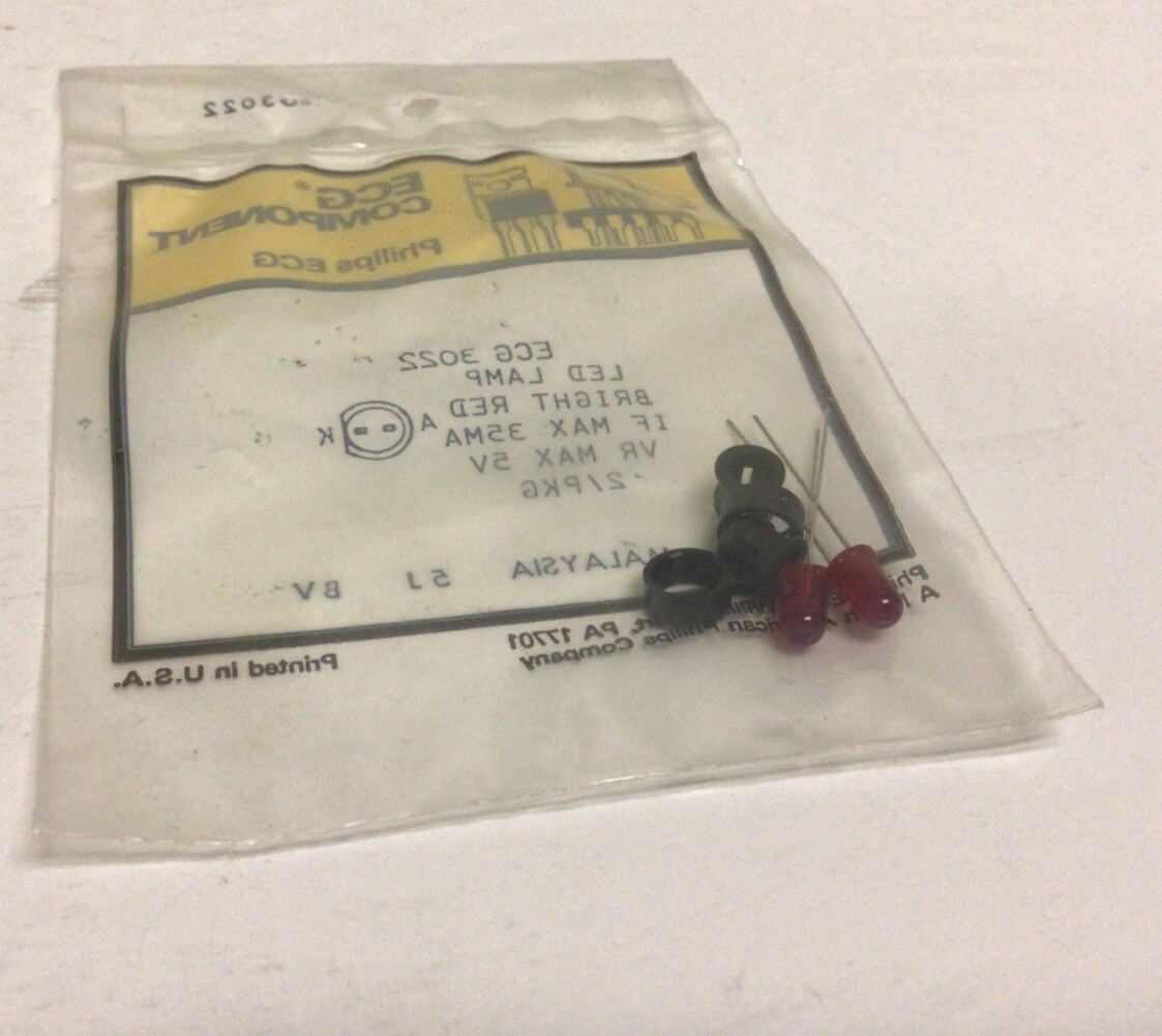 NEW, (ASSORTED LOT) ECG COMPONENT ECG123A, ECG137A, ECG3021, ECG3022, FREE SHIP
