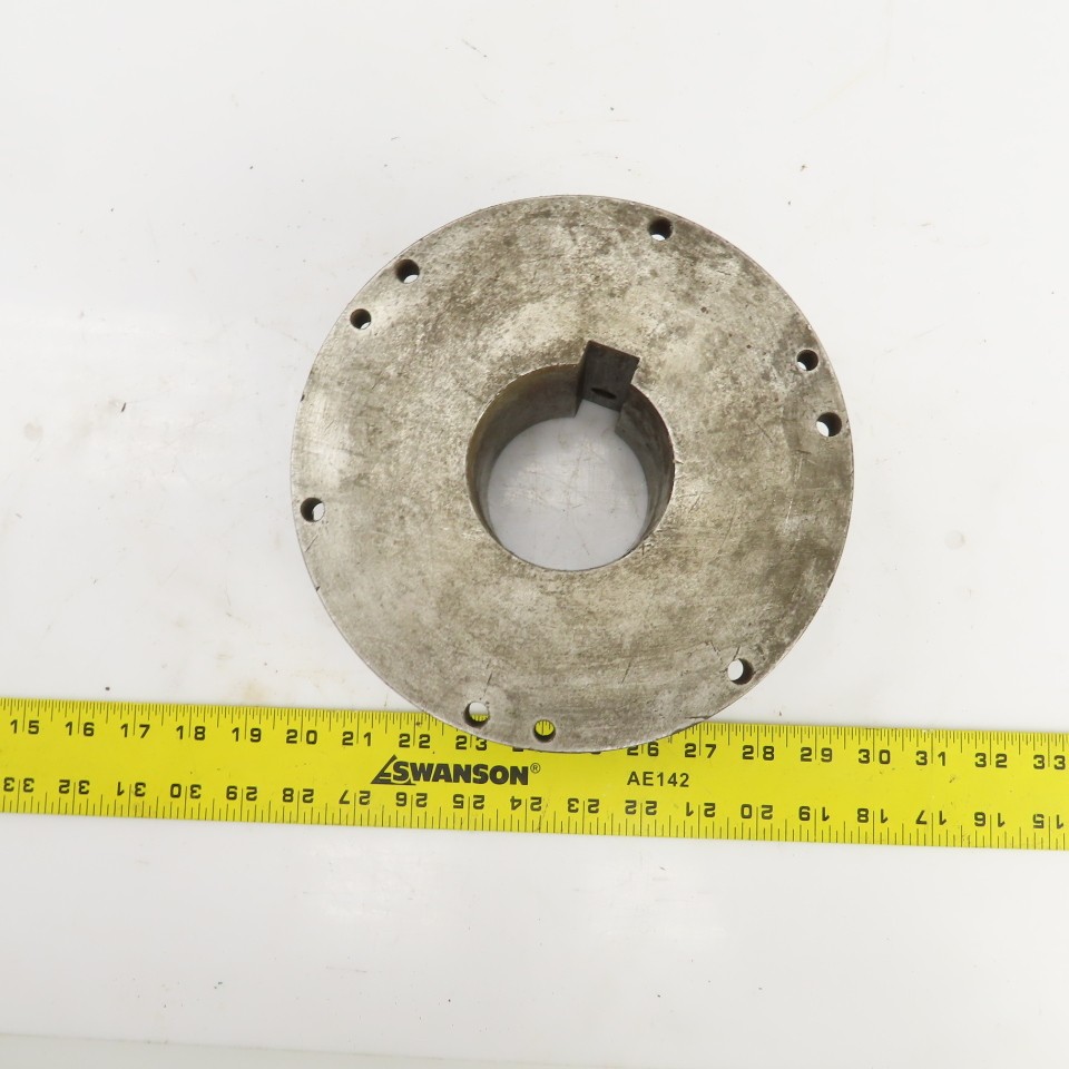Flanged Coupling Hub Sleeve 2.875″ Shaft 7-7/8″ Flange OD 3/4″ Key