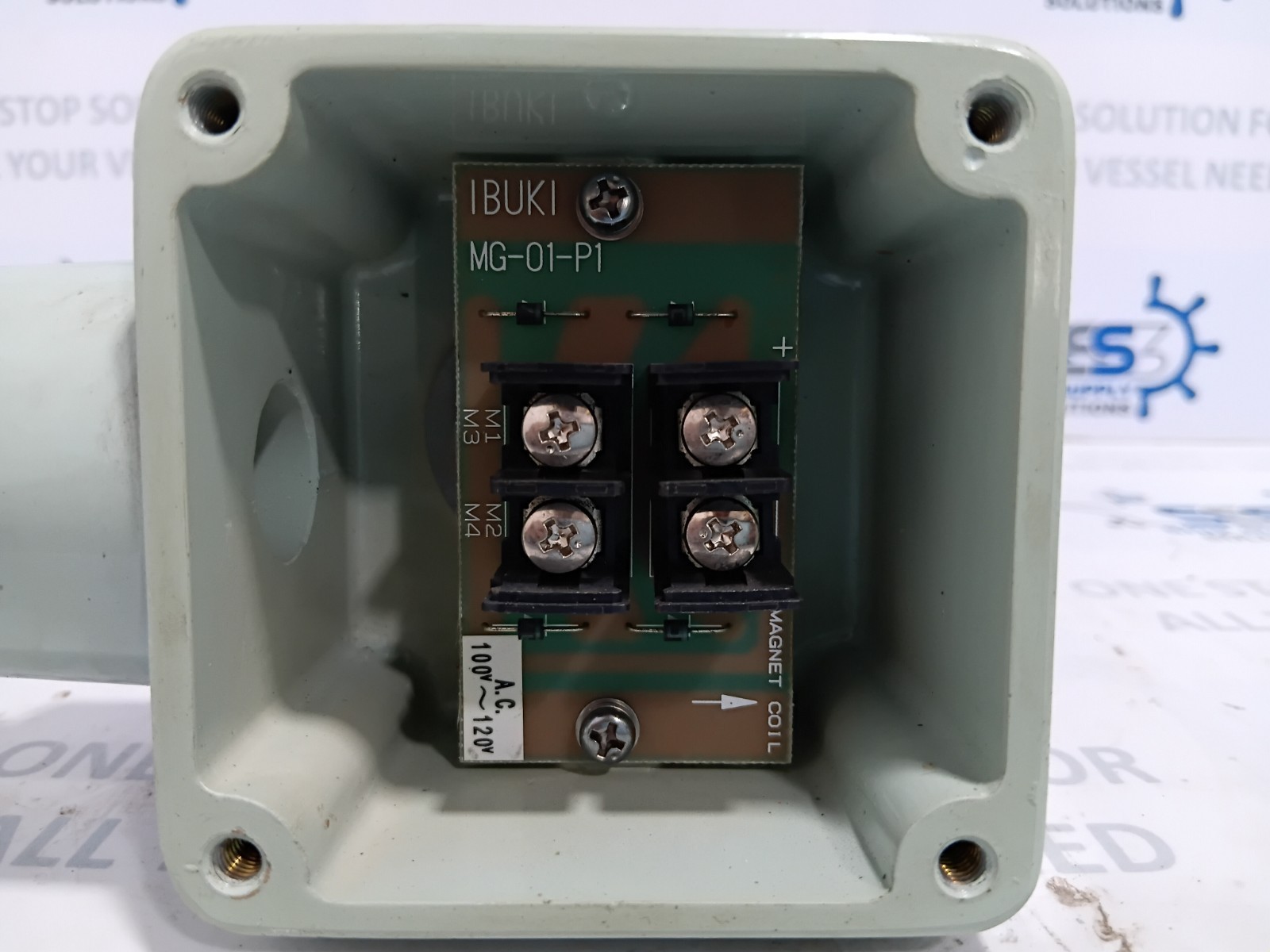 Ibuki Kogyo Solenoid Coil For Air Horn AC100V 1 ϕ 60Hz, 0.2A, 0.8MPa