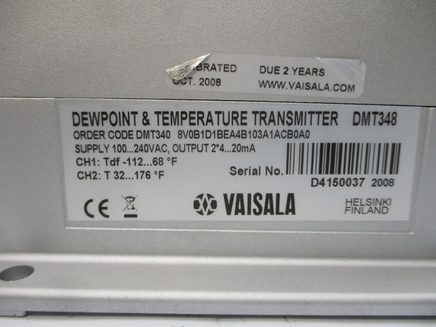 VAISALA DMT348 8V0B1D1BEA4B103A1ACB0A0 100-240VAC NSMP