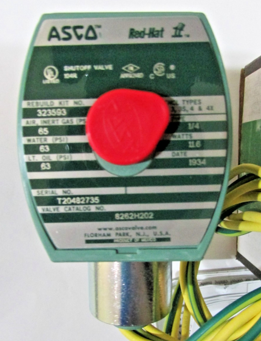 Asco 8262H202 Solenoid Valve