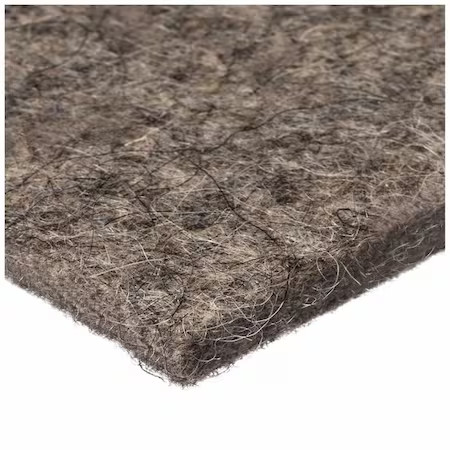 Zoro Select Bulk-Fs-F5-100 Industrial Wool Felt Sheets, 1/8″, F5, 120″,