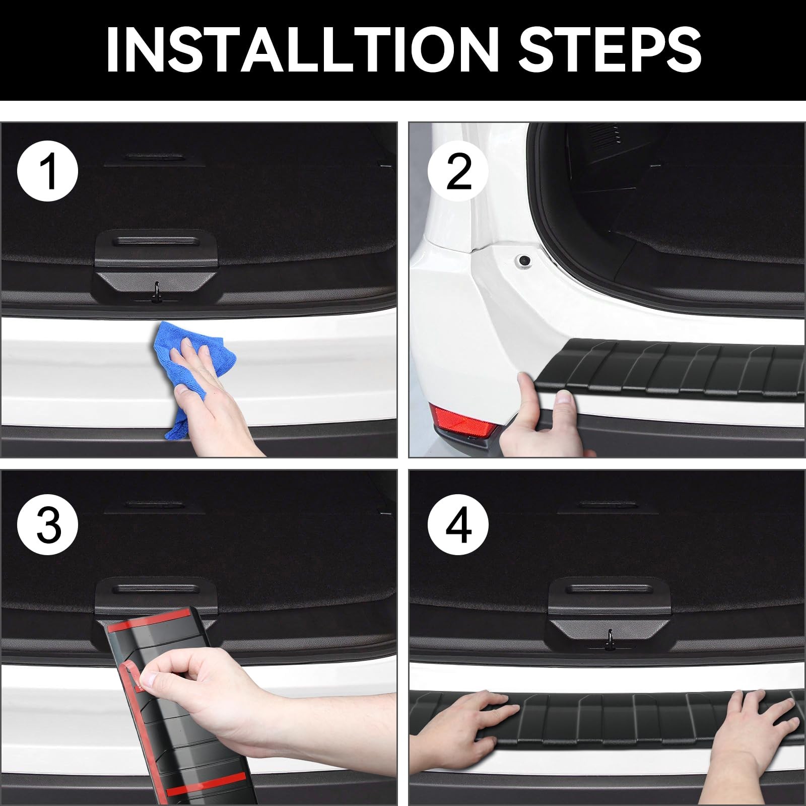 BILOPER Rear Bumper Protector Compatible with Nissan Rogue 20142020 Accessori…