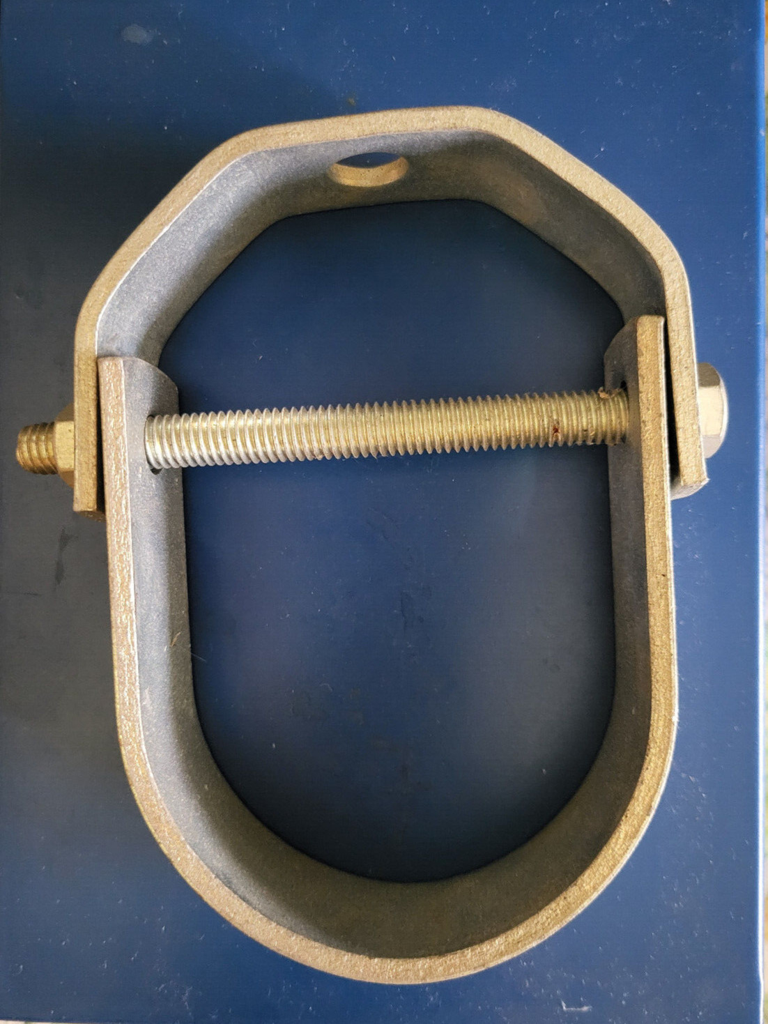 Lot of 4 PHD 450 Clevis Pipe Hanger 2 1/2″ Pivoting Threaded-Rod-Mount Loop