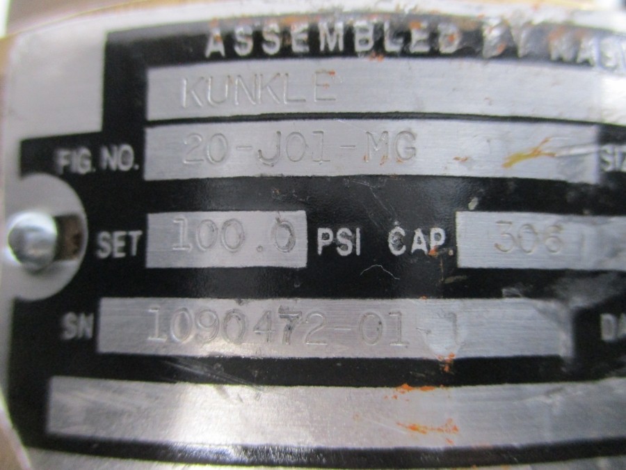 KUNKLE 20-J01-MG 100.0PSI 2-1/2″ NSNP