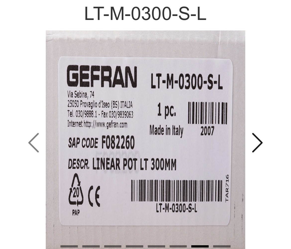 GEFRAN LT-M-300-S / LTM300S with connector