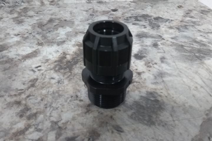 Thomas & Betts 2941NM 100 Pk 1 In Nonmetallic Strain Relief Cord Connector