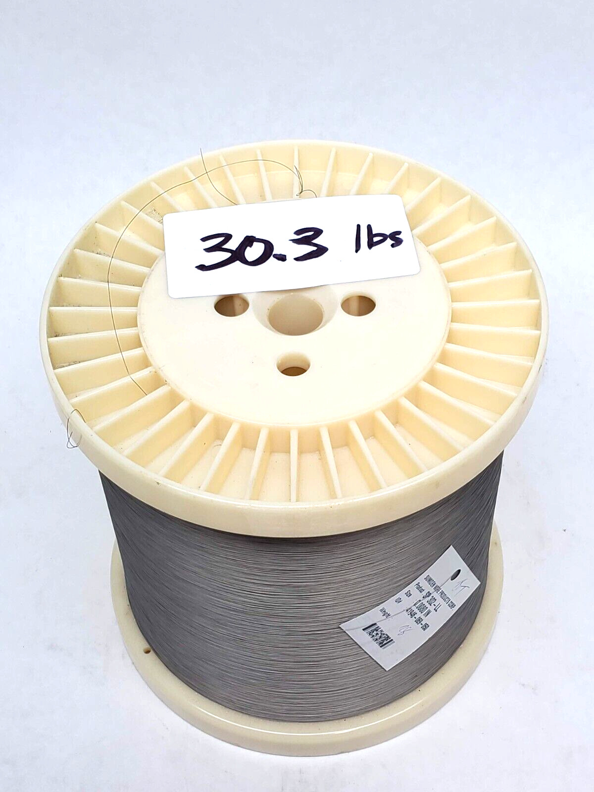 (30.3 lbs.) Roll .0080″ Nickel Coated Carbon Steel Music Wire Reel Bulk (HR)