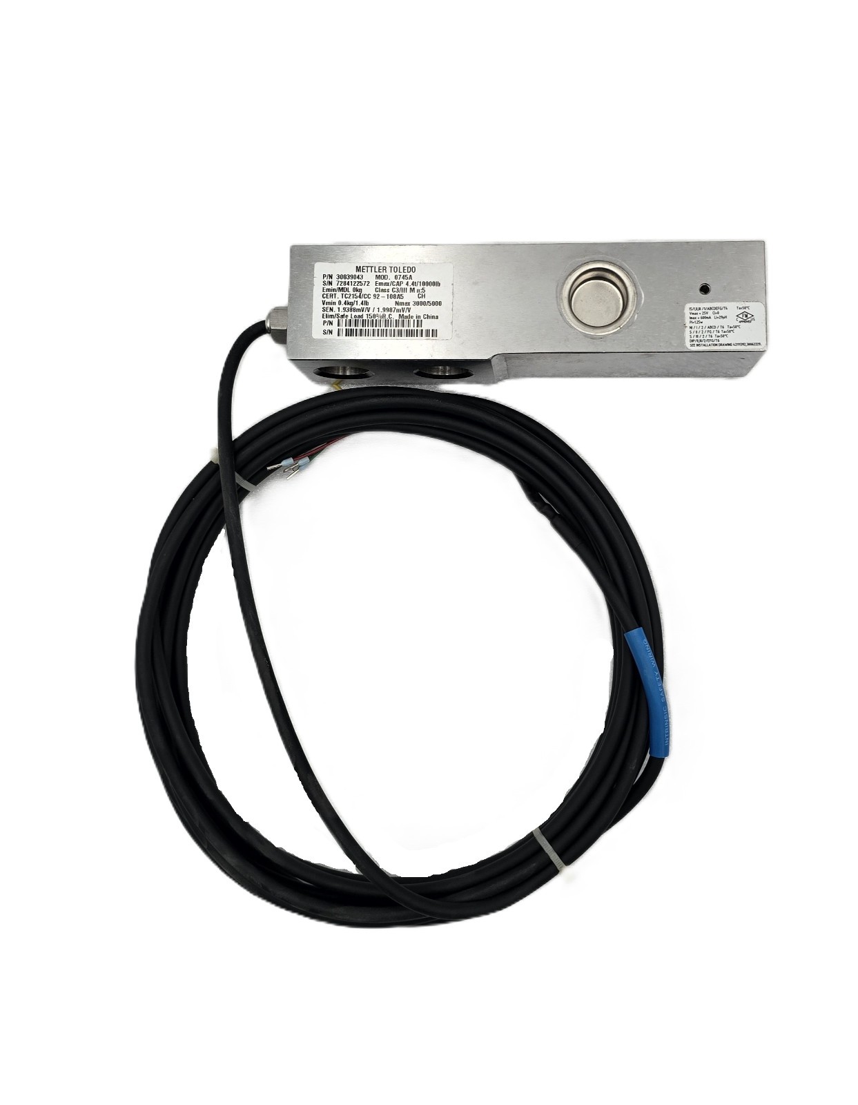 METTLER TOLEDO 30039043 0745A STAINLESS STEEL BEAM LOAD CELL (FAST SHIPPING)