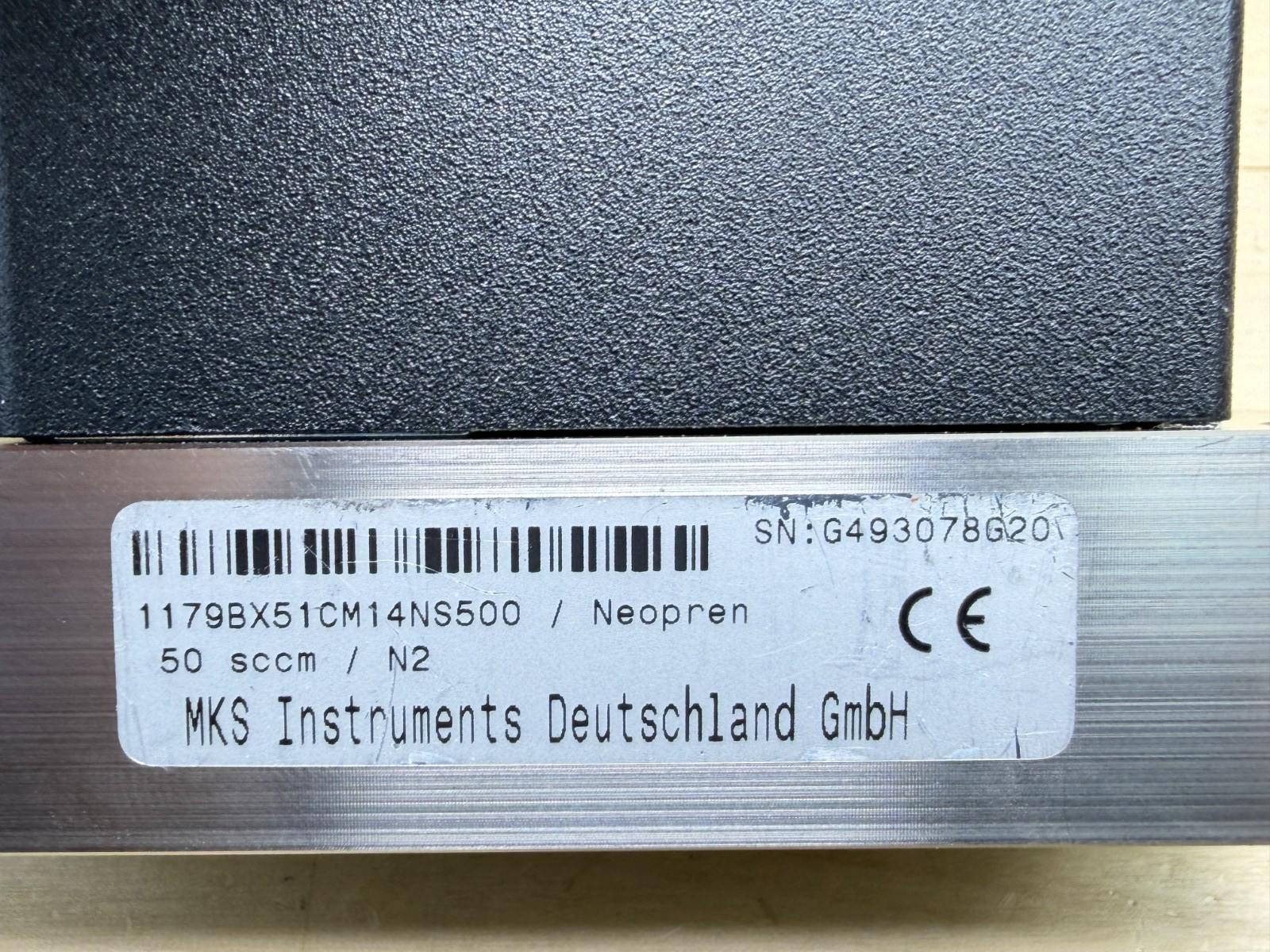 MKS 1179BX51CM14NS500 MASS-FLO Flow Meter, 50 sccm, Profibus