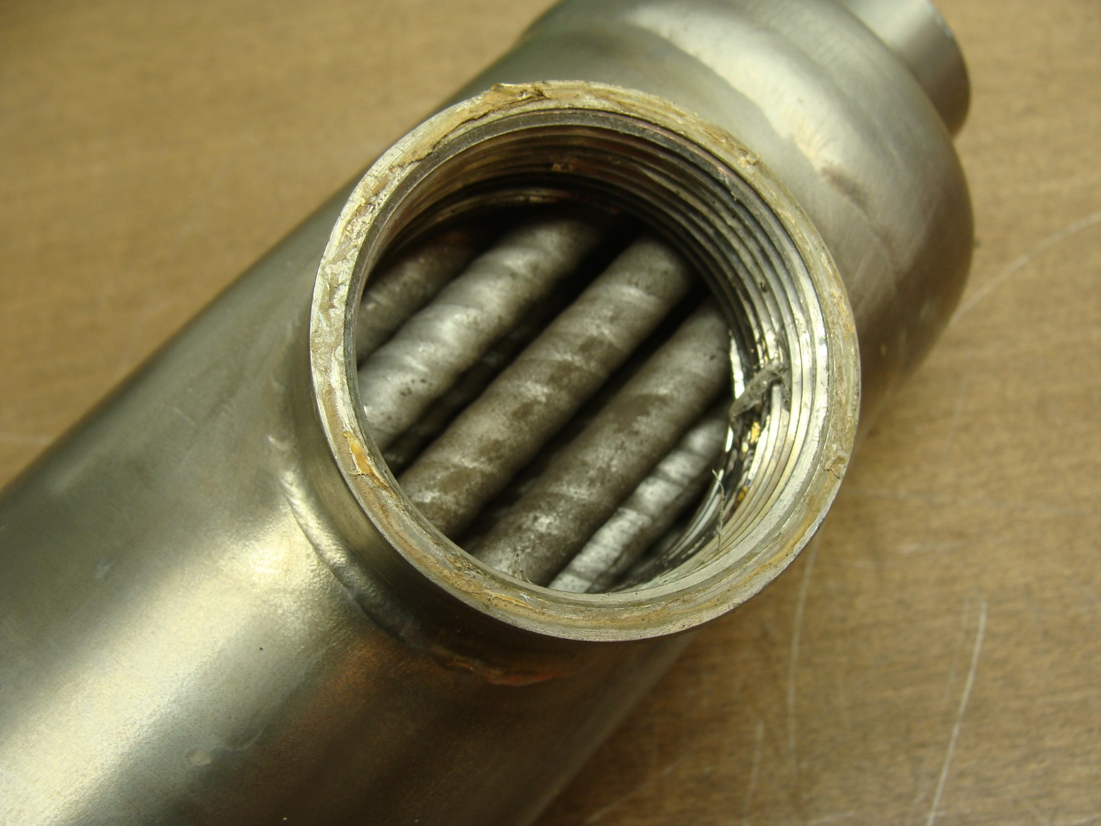 AB TITANIUM SHELL & TUBE HEAT EXCHANGER SP-155KTI-S 155,000 BTU/HR