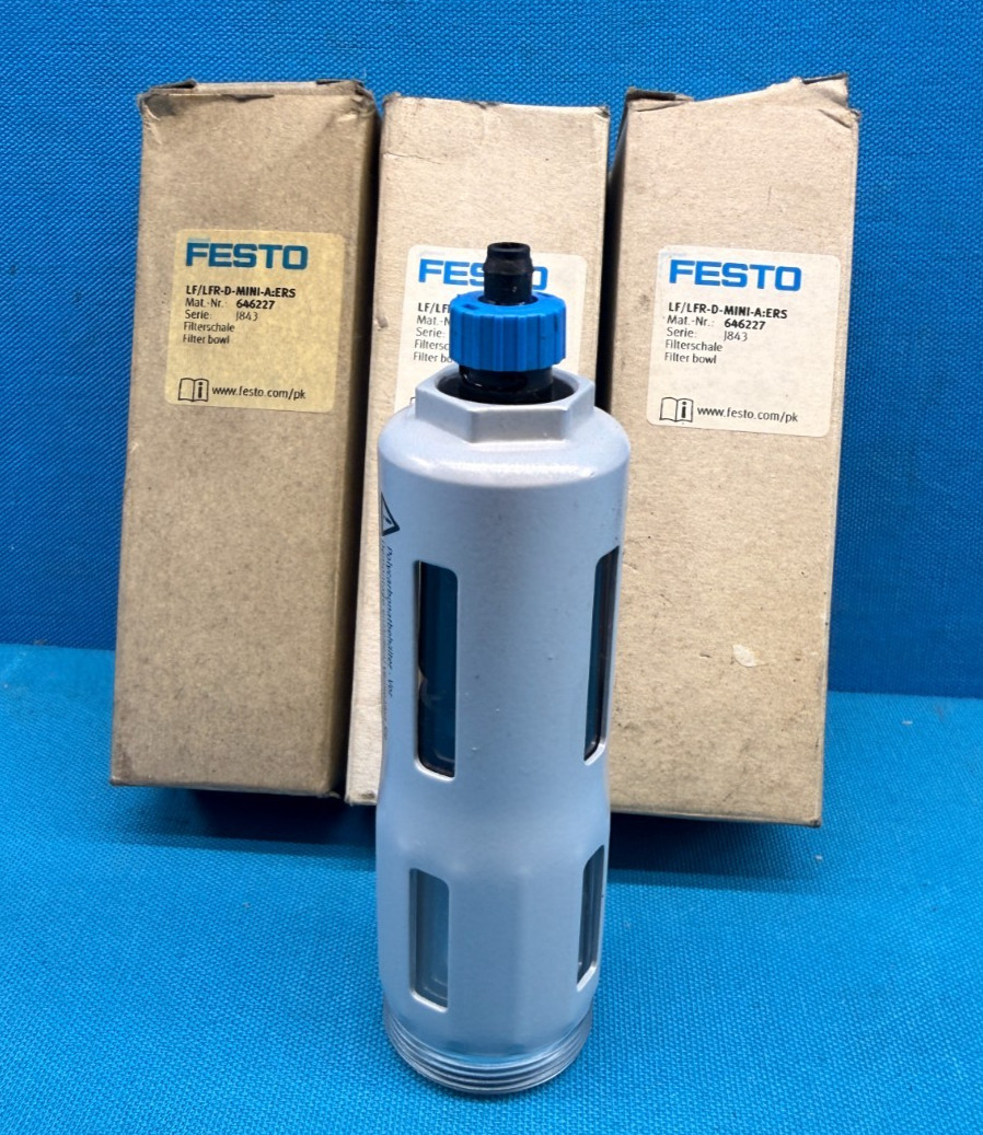 Pack of 3x -Festo LF/LFR-D-MINI-A-ERS 646227 Filter Bowl Mini Series