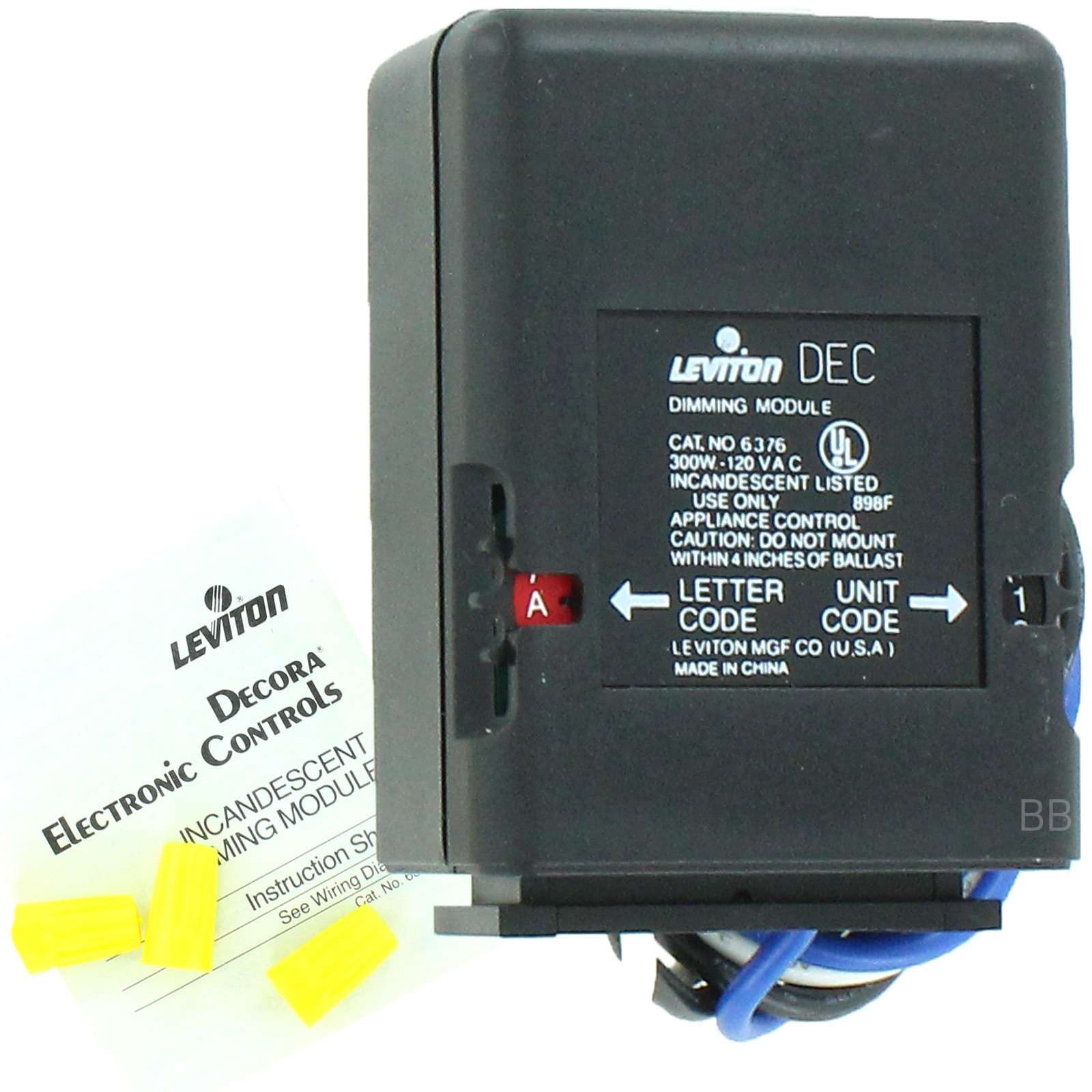 Leviton 6376 300W, 120VAC Incandescent Dimming Fixture Relay Module