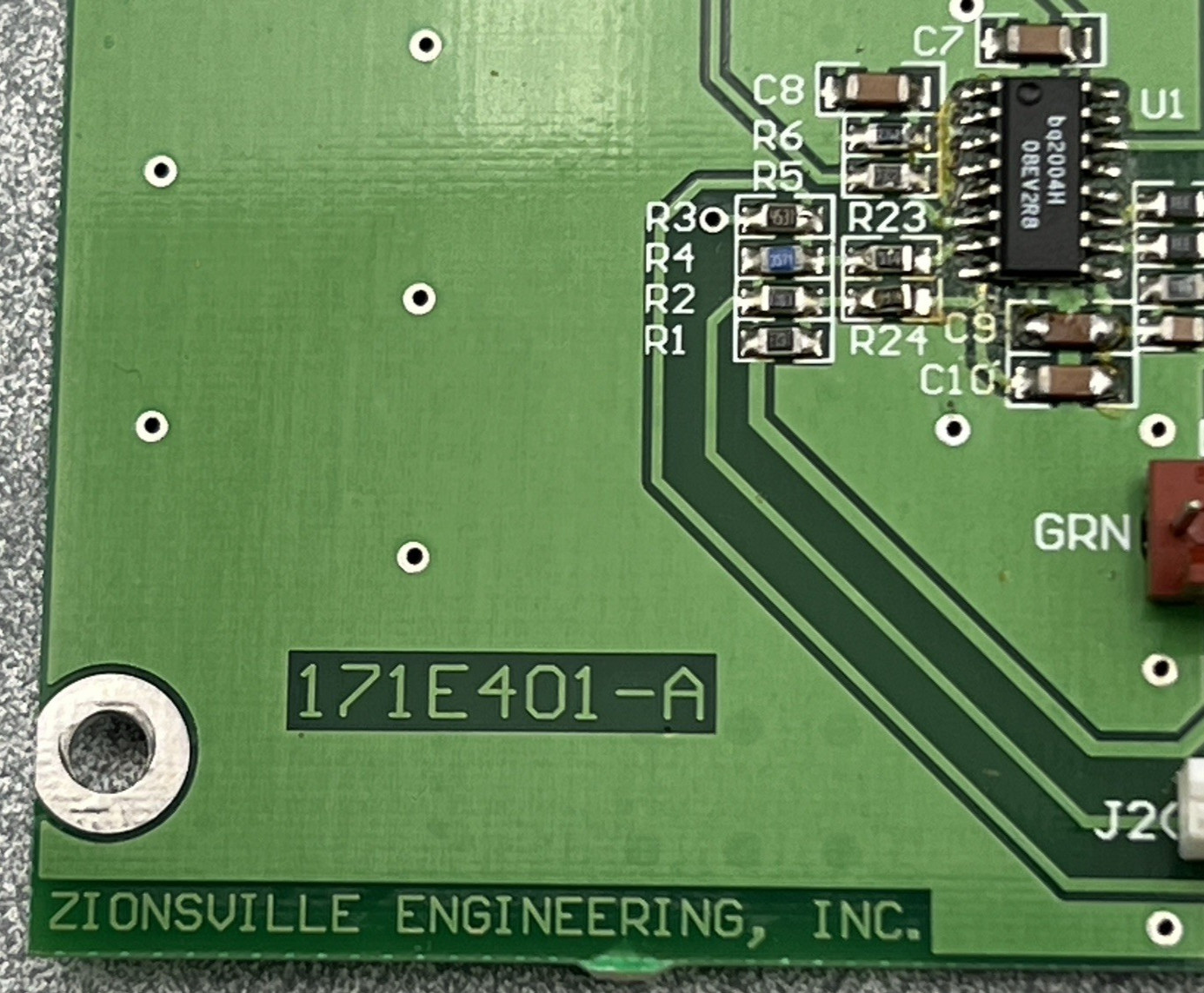 COMMAND RADIO FAST CHARGER BC-1 71E401-A CIRCUIT BOARD ZIONSVILLE ENGINEERING