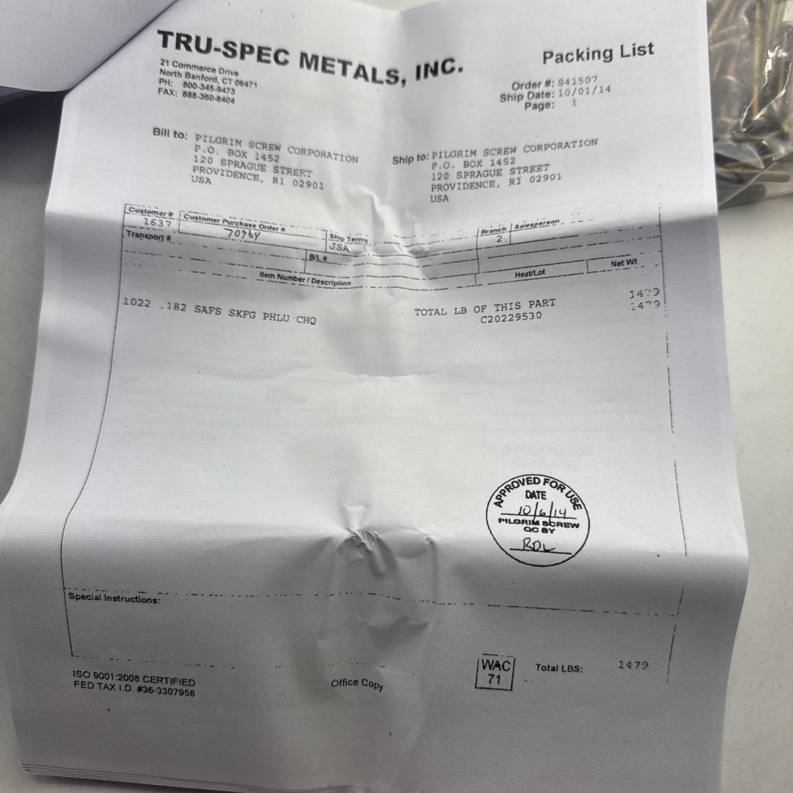 (100) MS35207-270 Screw Military 1 3/4″ Long, 10-32 Pan Head Cadmium Plated