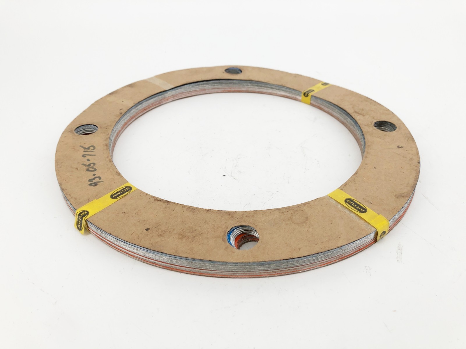 New Artus Shim Set Aluminum Blue Silver Orange 4-Hole 13″ OD 9-1/4″ ID – No Box