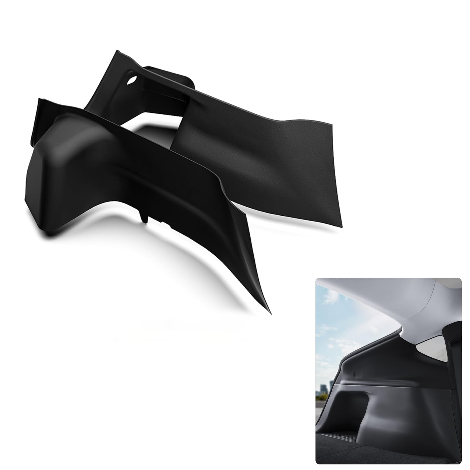 SHINELINERS Rear Trunk Side Protectors for Tesla Model Y Juniper 2025-2026, 2…