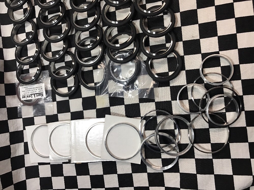 MDC VACUUM NW40 Blank Cap, NW40 to 1/4″, CENTERING RING, BIG LOT #136AF