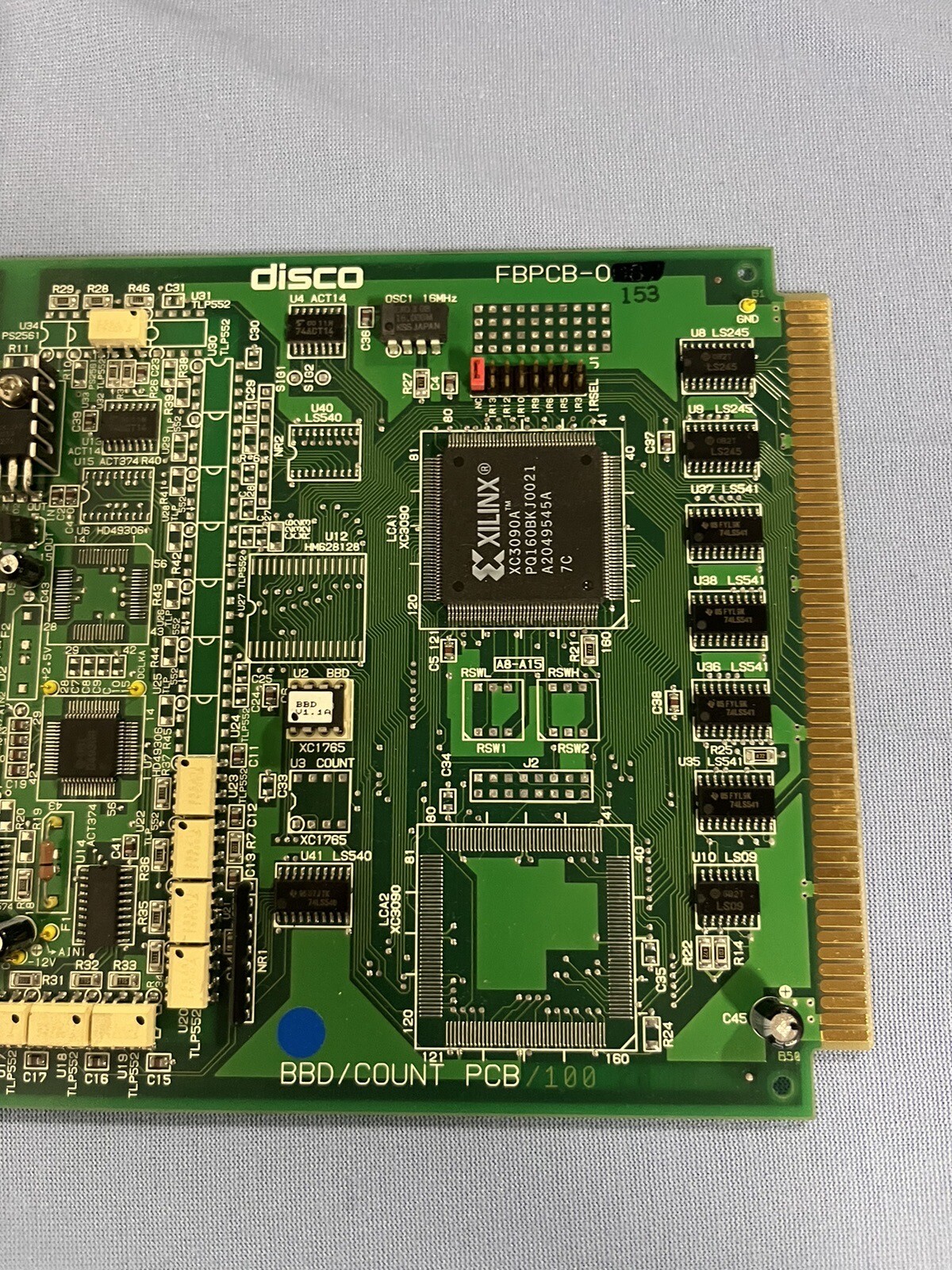 Disco DAD641 Automatic Dicing Saw BBD/Count PCB/100 FBPCB-0153/0087 Board
