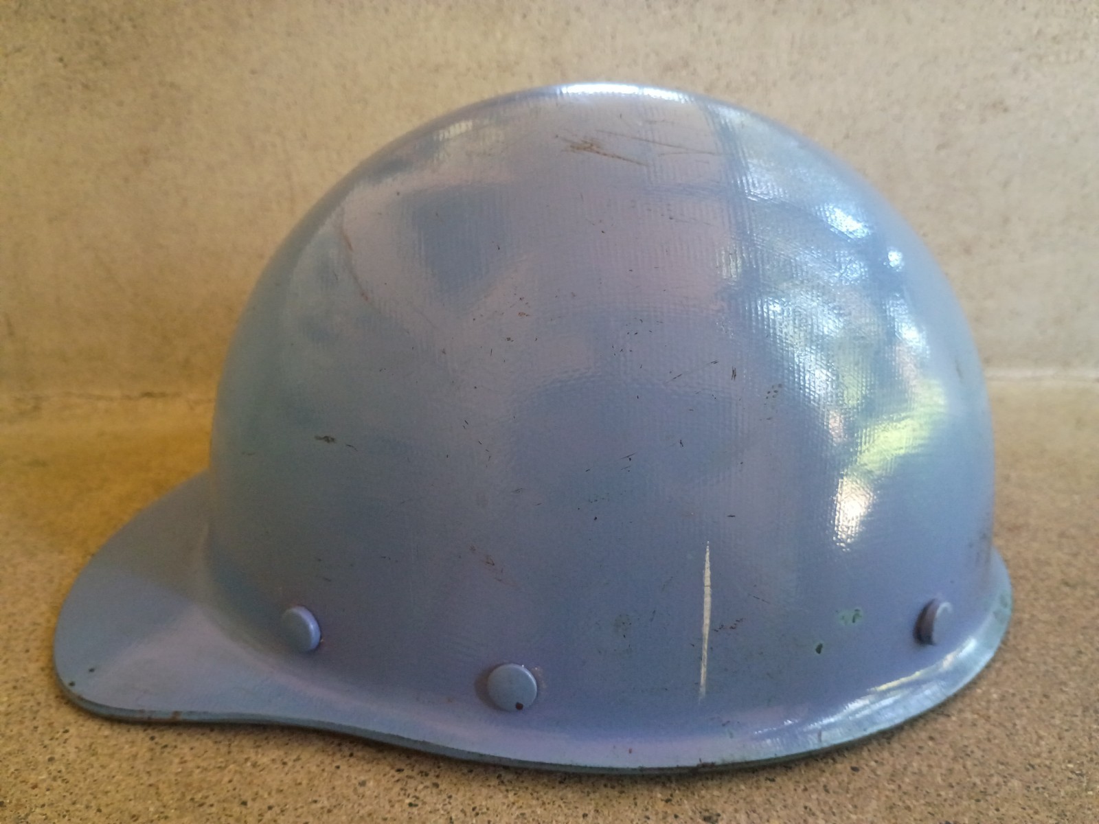 1960s MSA Skullgard Westinghouse industrial fiberglass safety hard hat