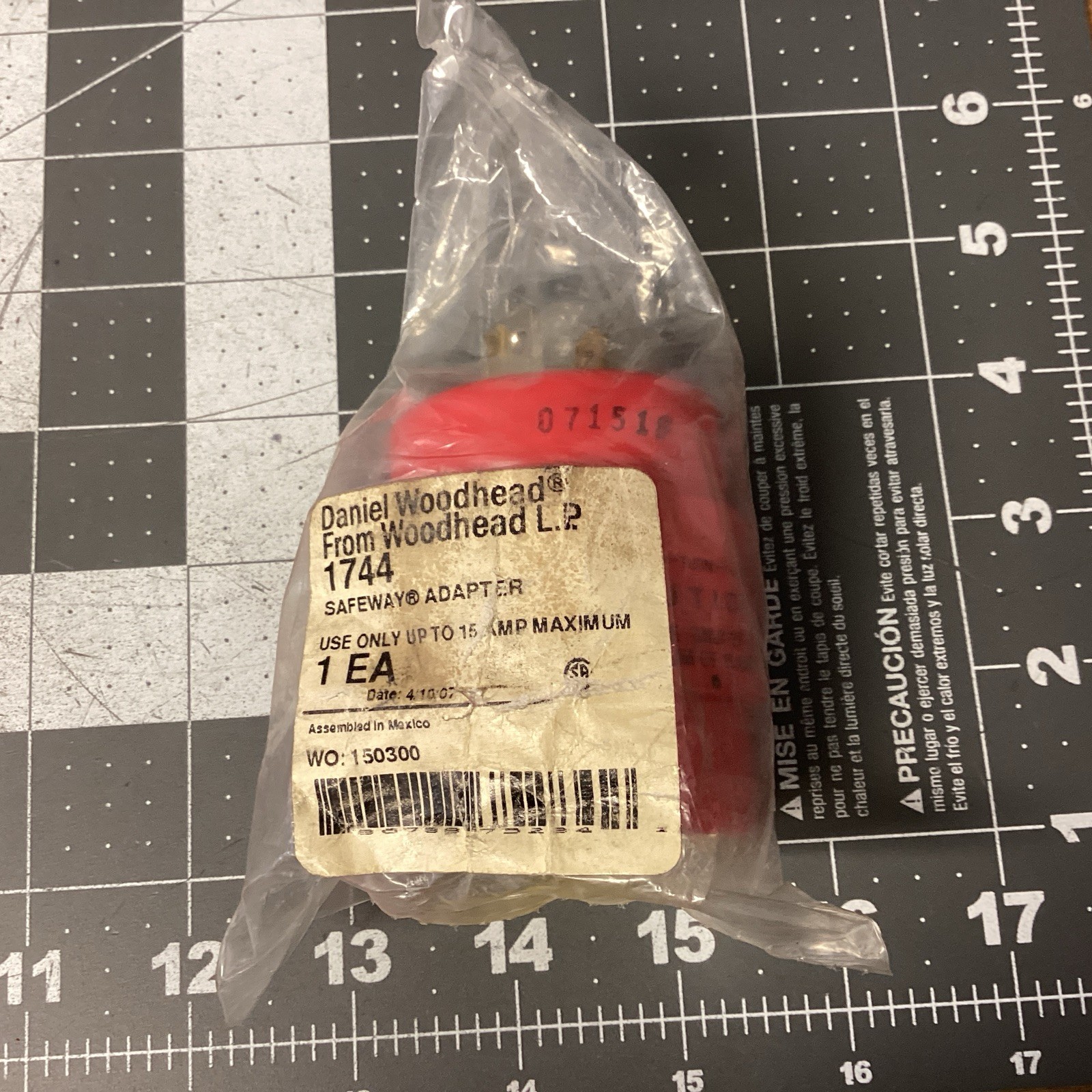 DANIEL WOODHEAD SAFEWAY ADAPTER L5-20R (LPW130R)