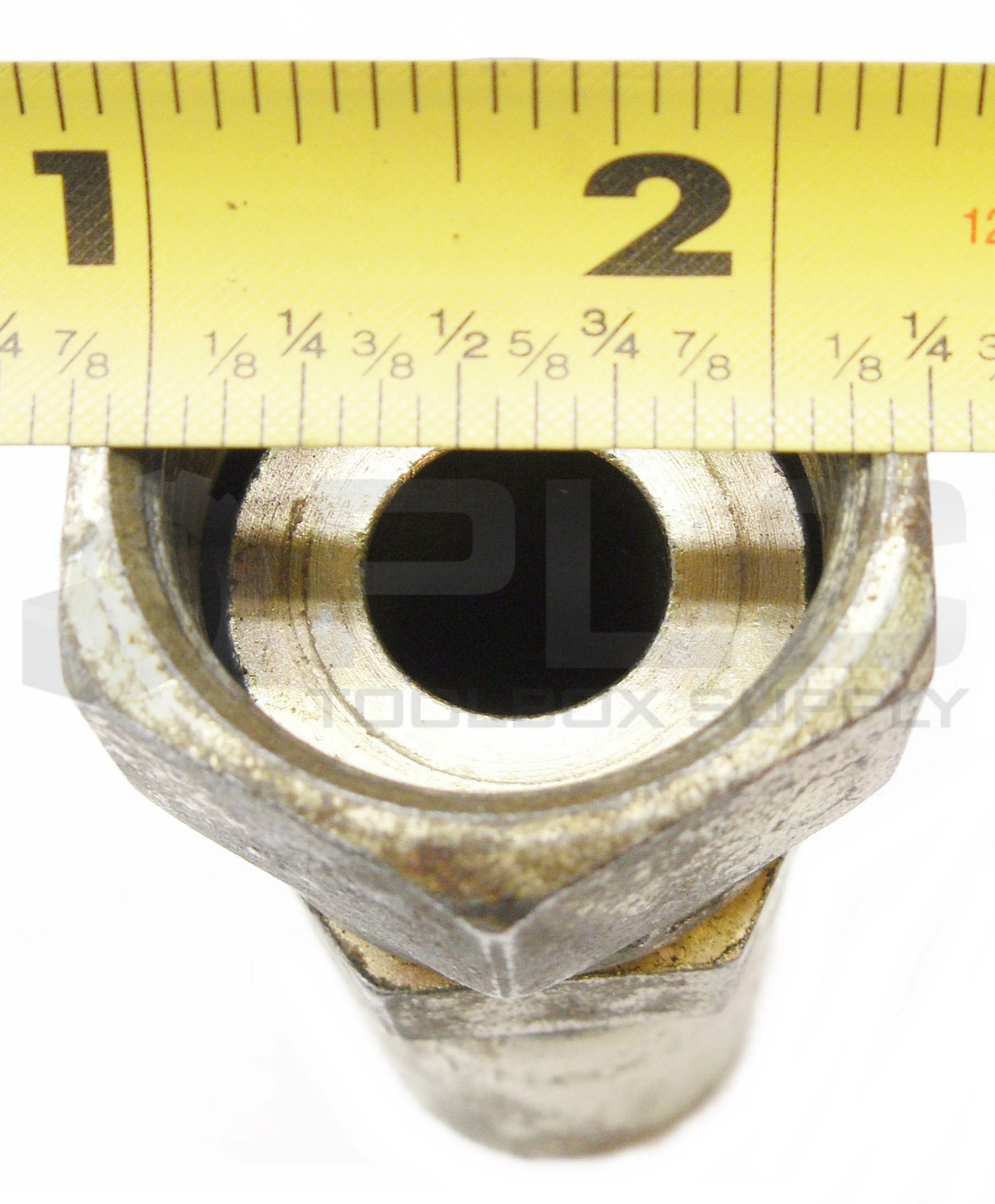 NEW PARKER 1JC55-12-12 HYDRAULIC HOSE FITTING 1 1/8″ ID THREAD x 3/4″ HOSE