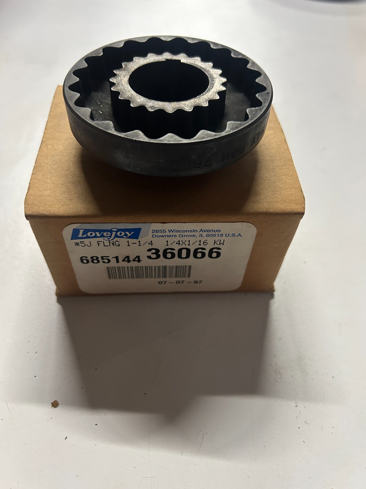Lovejoy 5J FLNG 1-1/4 1/4×1/16 KW