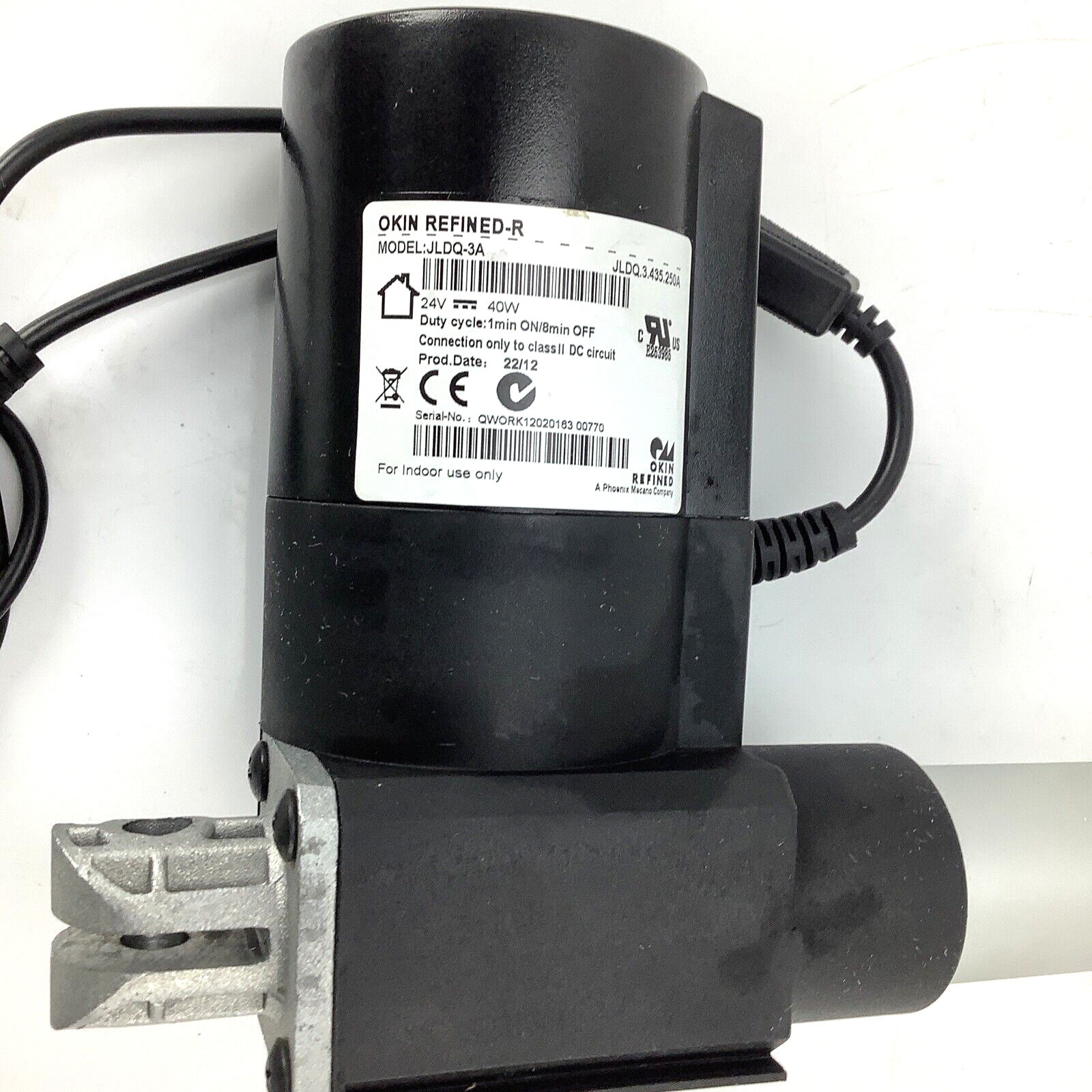 OKIN REFINED-R JLDQ-3A JLDQ.3.435.250A Recliner Bed Motor Replacement TESTED