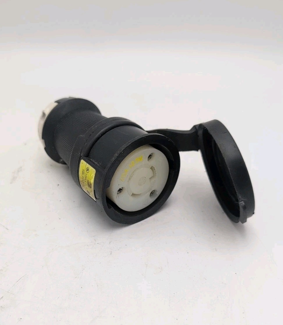 Hubble Female Locking Device Connector W/Watertight Shroud 20A, 125V, HBL2313SW