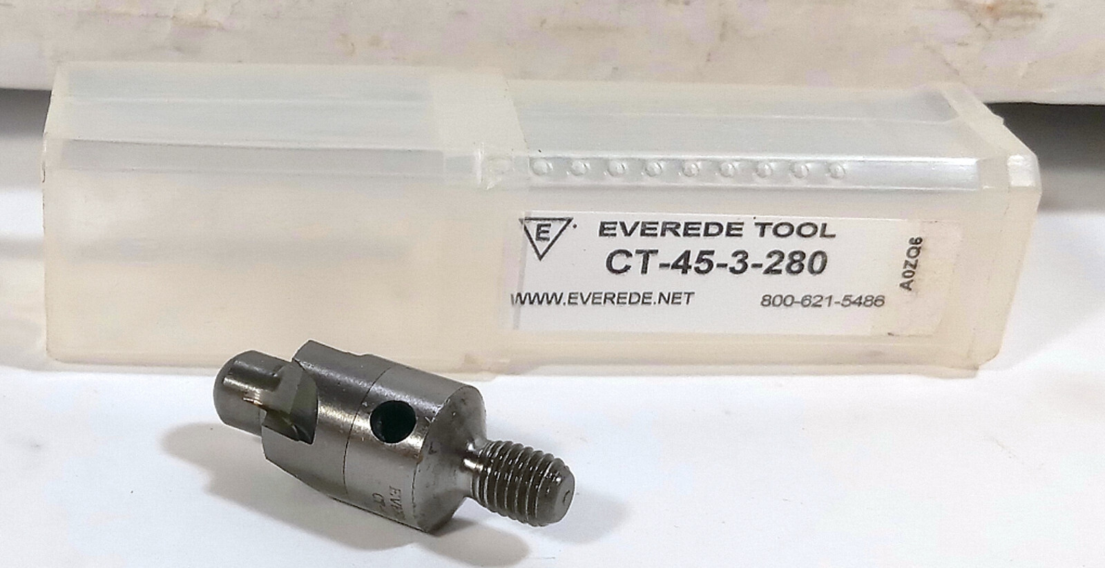 1 NEW EVEREDE CT-45-3-280 CARBIDE THREADED SHANK COUNTERSINK NIB **MAKE OFFER**