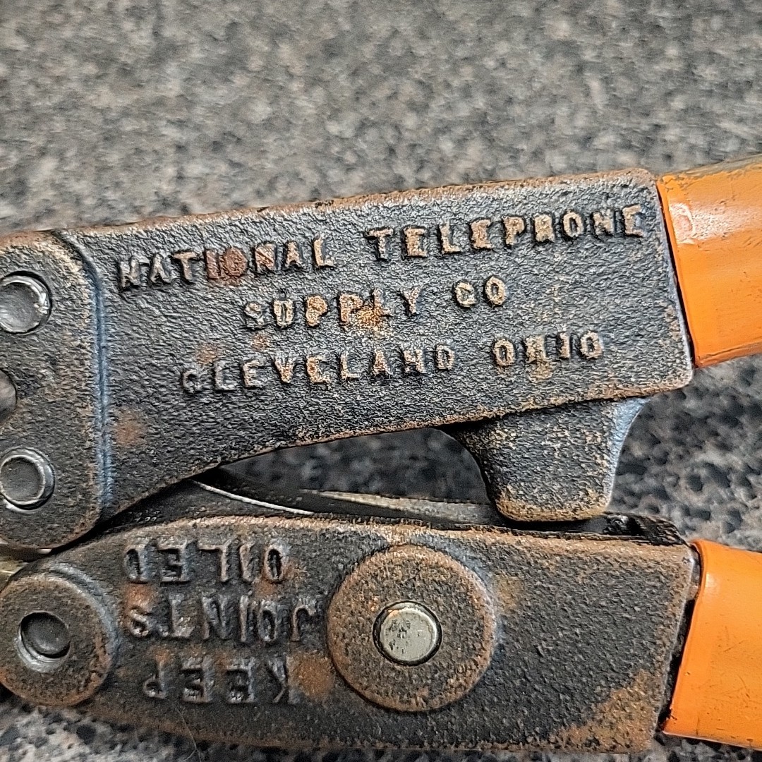 Vintage NICOPRESS 63V-XPM Hand Swaging Tool 63VXPM National Telephone Supply Co.