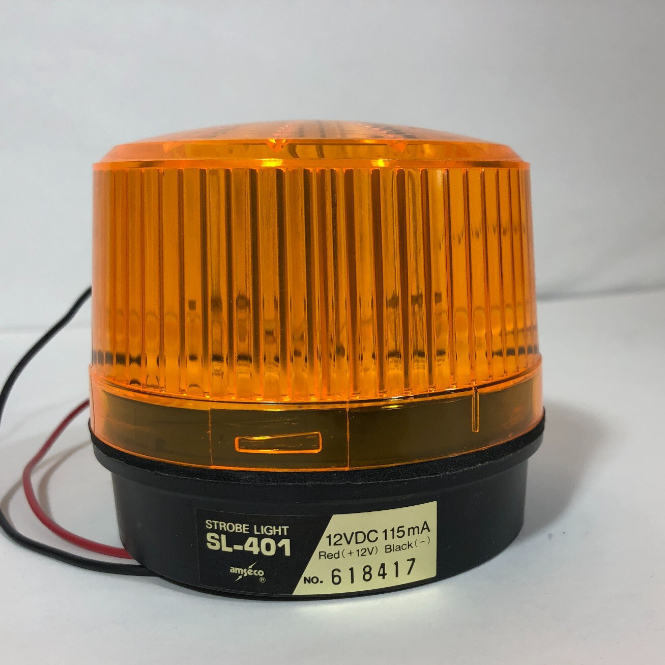 Strobe Light Safety SL-401-A Amber 60,000 Candle Power Output Waterproof