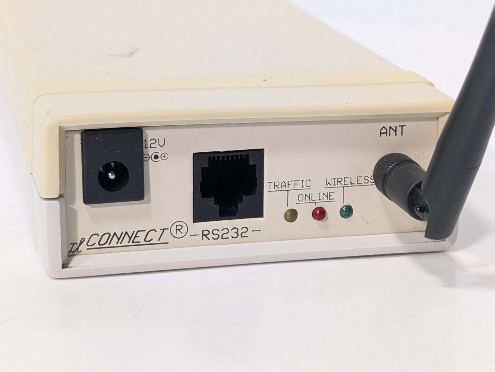 RS232 Serial Port 12V DC Input Wireless LAN Receiver, Pre-Owned, As Shown, VTG