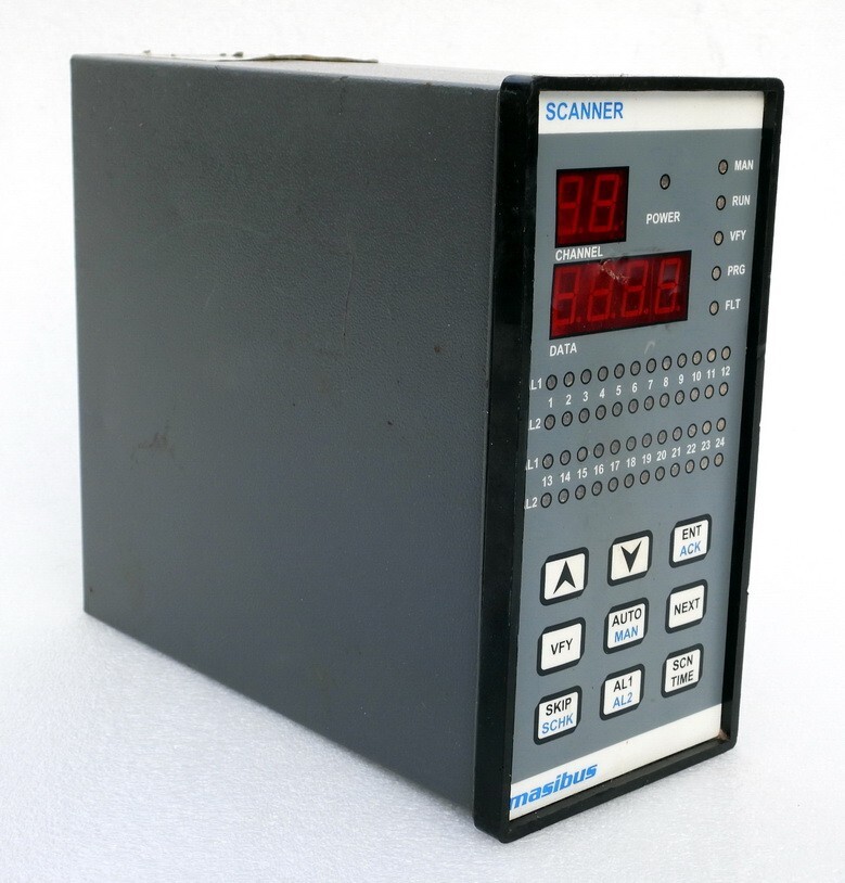 MASIBUS MODEL 85XX FIX 24CHANNEL DIGITAL TEMPERATURE SCANNER CONTROLLER