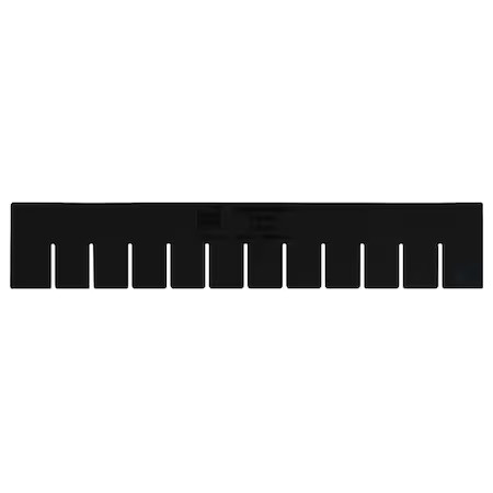 Quantum Storage Systems Dl92035co Plastic Divider, Black, 15 1/4 In L, 3 In H,