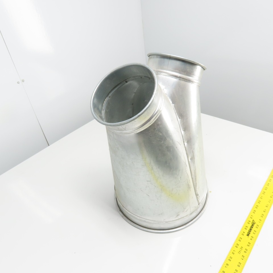 Nordfab Style Y Galvanized Duct 14-3/4″ OD x (2)7-1/2″ OD Rolled Edge 22″ OAL
