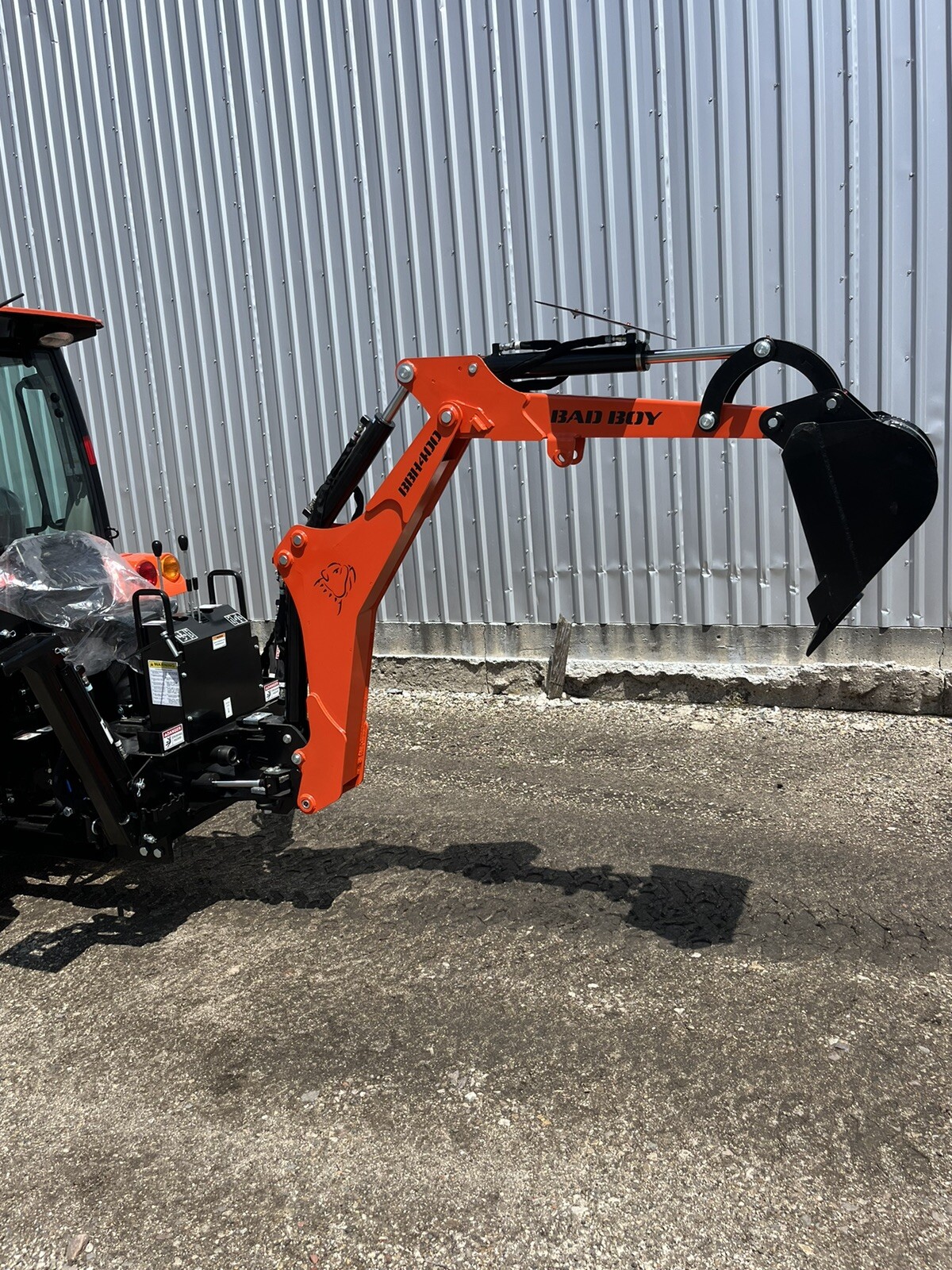 Bad Boy 4035 Utility Tractor With Cab, Loader, And Backhoe