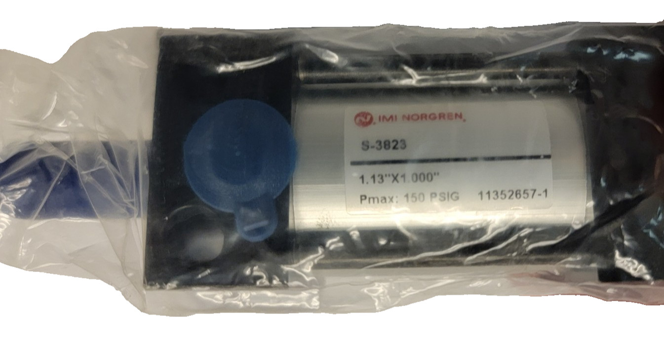 QTY 2 IMI Norgren S-3823 1.13″ X 1.00″ Pneumatic Cylinders