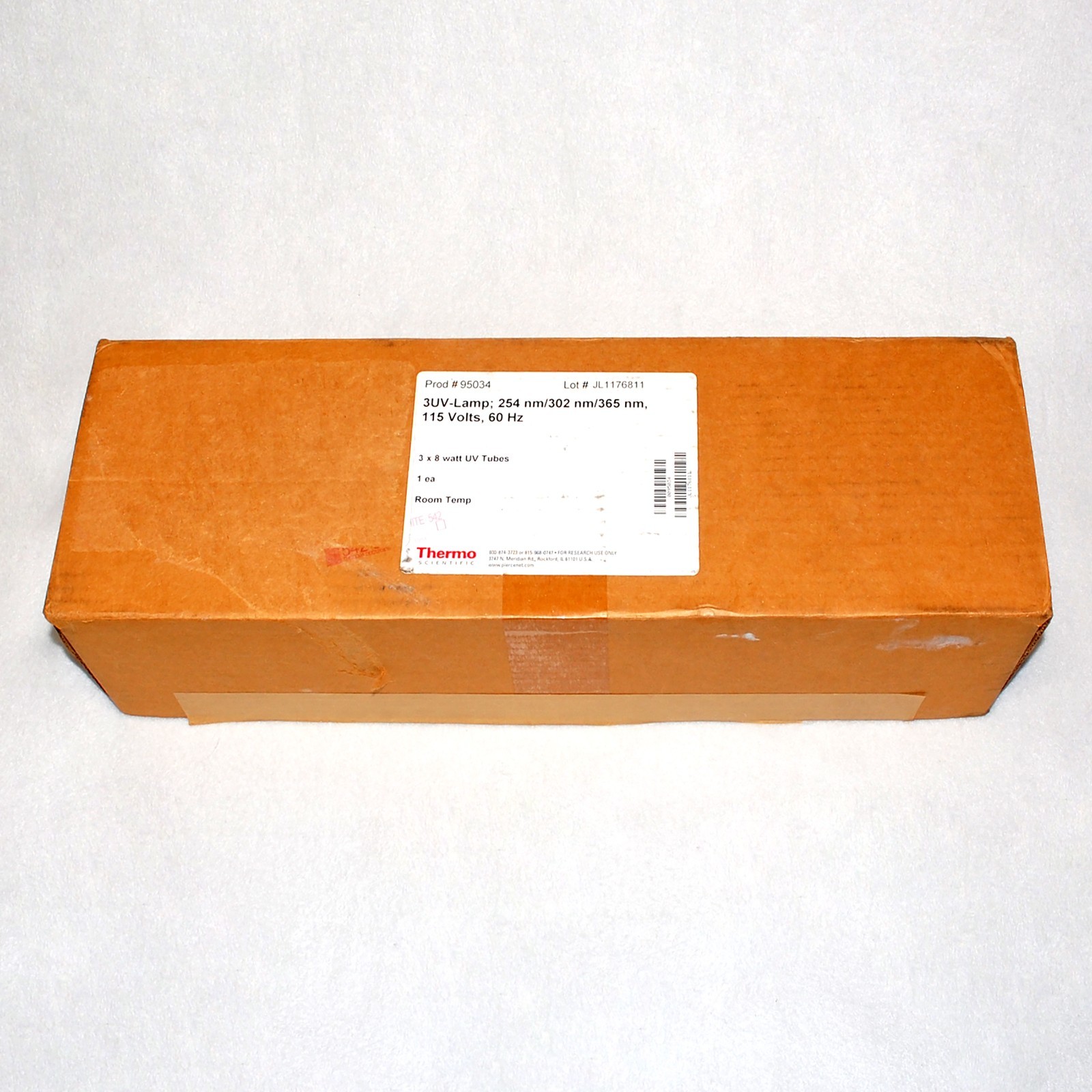 UVP 3UV Ultraviolet Lamp – 3UV-38 (#95-0343-01) New in Box. 8 watt model 115VAC