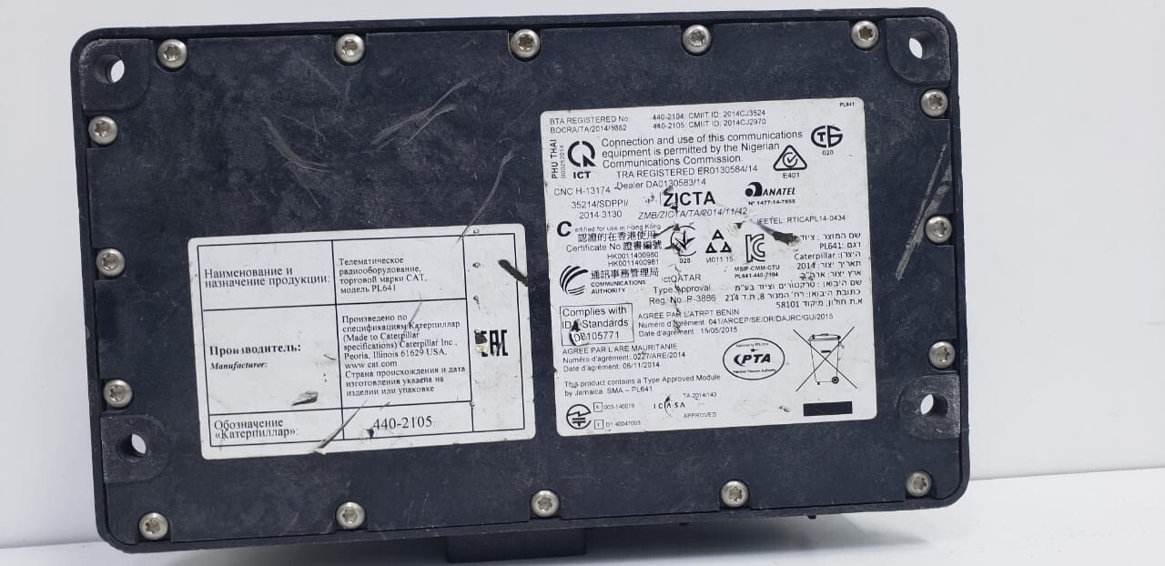 Caterpillar 4402105 Control Assembly Electronic Model Pl641 440-2105, CH#789