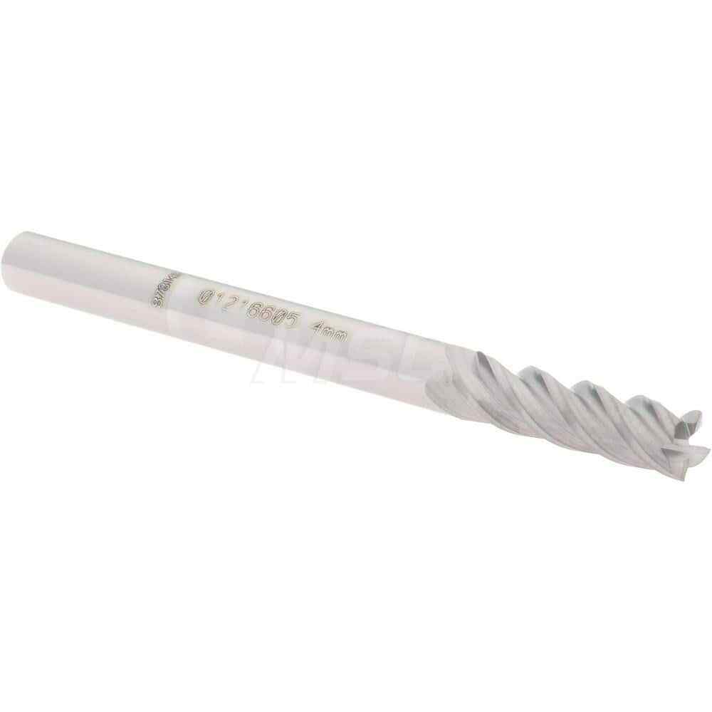 Accupro 12182403 Solid Carbide Square End Mill 0.1575″ Dia, 0.5512″ LOC, 4 Flute