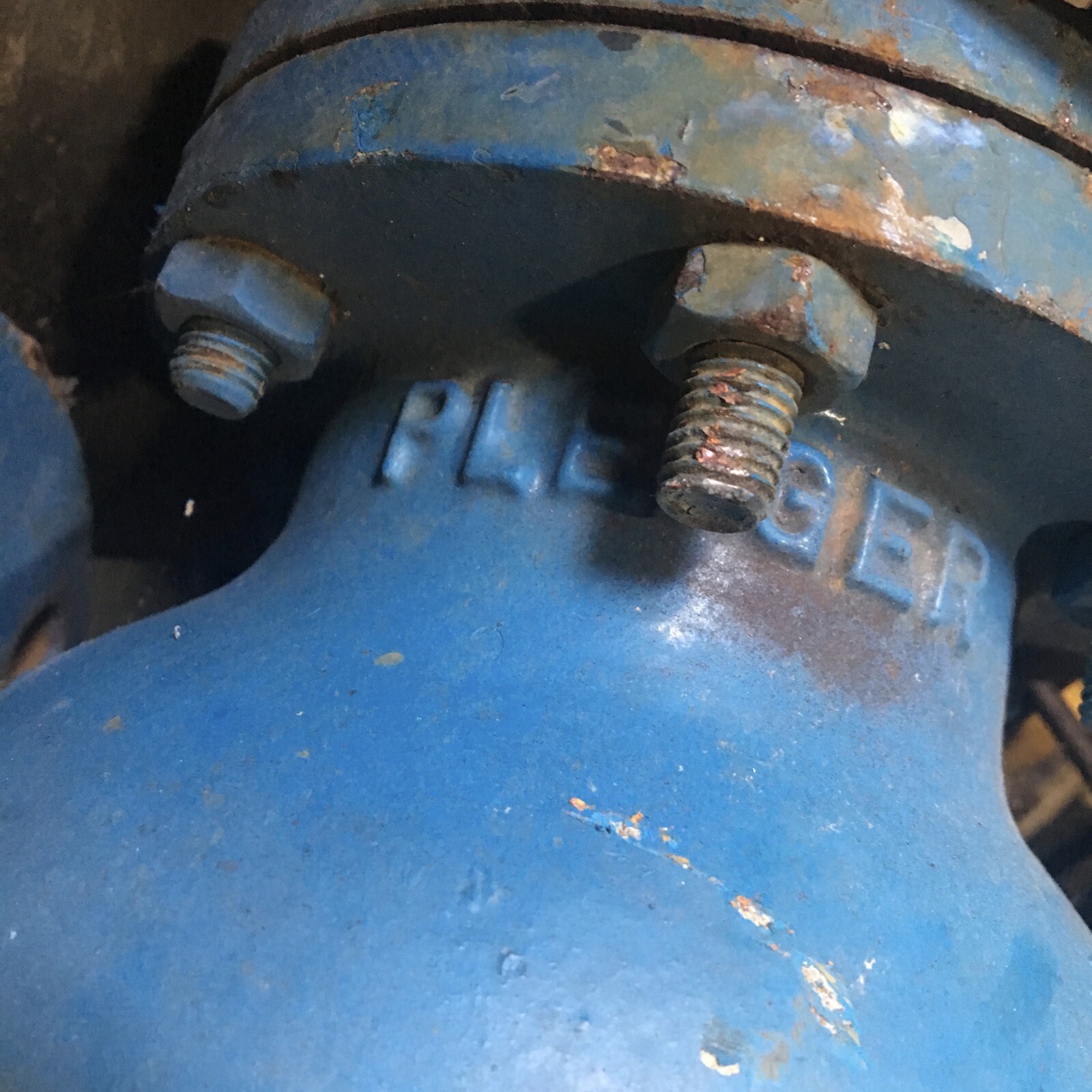 PLEIGER DN40 PN14 ACTUATED FLANGED GLOBE VALVE