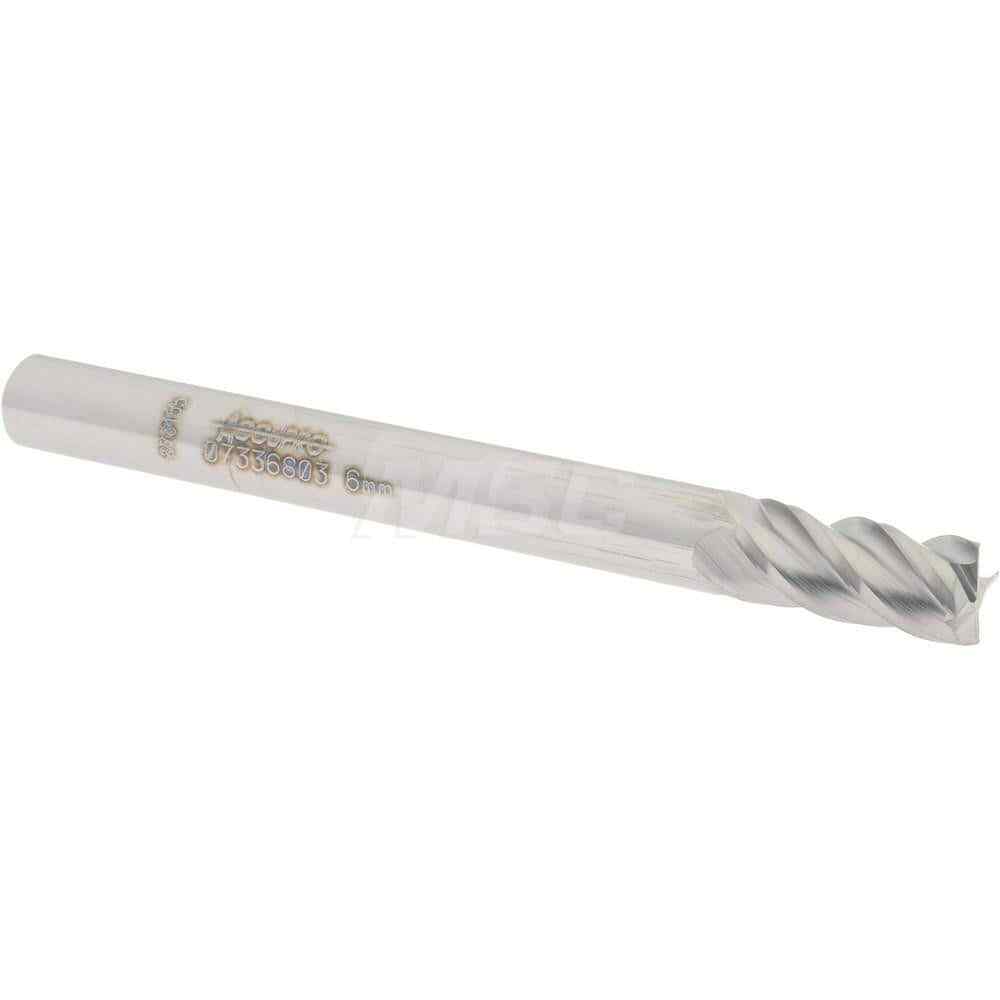 Accupro 12182790 Square End Mill 0.2362″ Dia, 0.4724″ LOC, 4 Flutes, Solid Carb