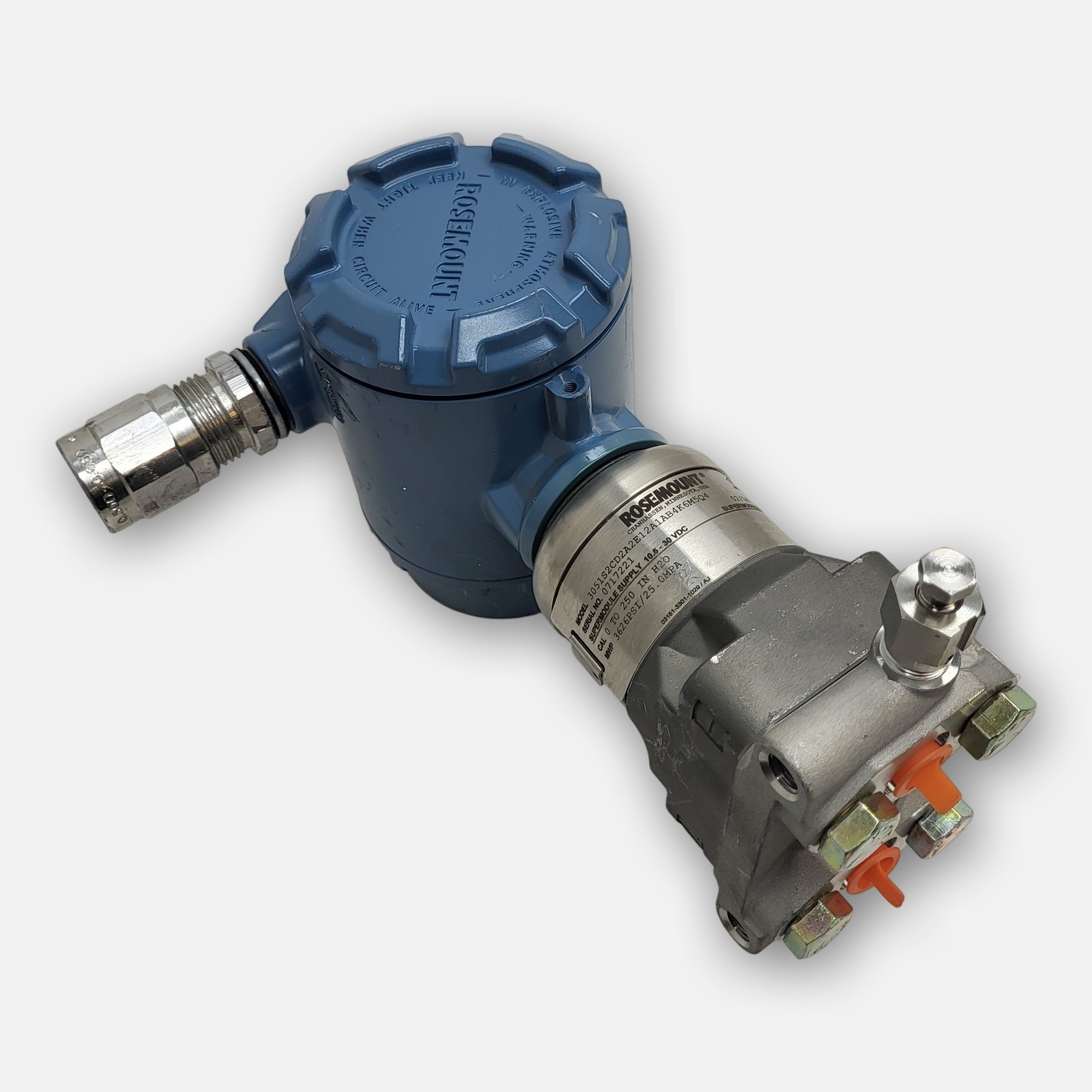 NEW ROSEMOUNT 300S1AAK6M5 PRESSURE TRANSMITTER W/ 3051S2CD2A2E12A1AB4K6M5Q4