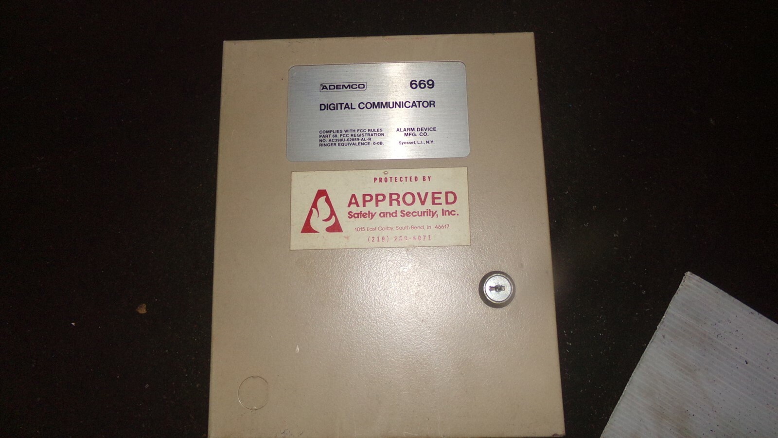 Ademco 669 Digital Communicator Alarm Control panel *FREE SHIPPING*